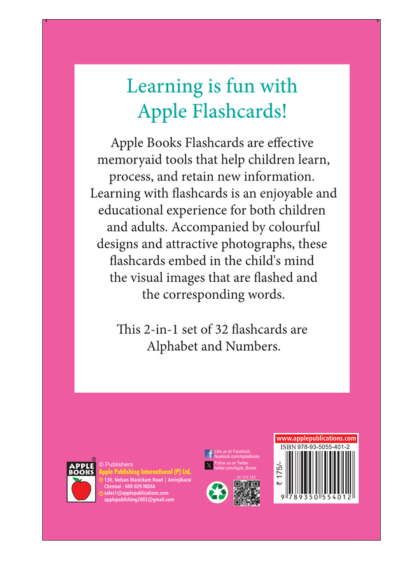 Alphabet & Numbers - 32 Flash cards - Image 2