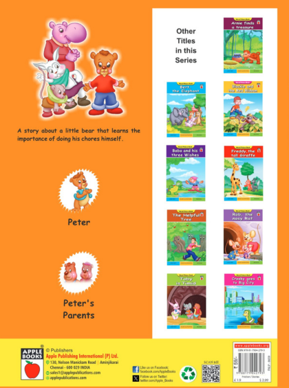 Large Print Animal Moral Stories-Peter Learns To Do His Work - Image 2