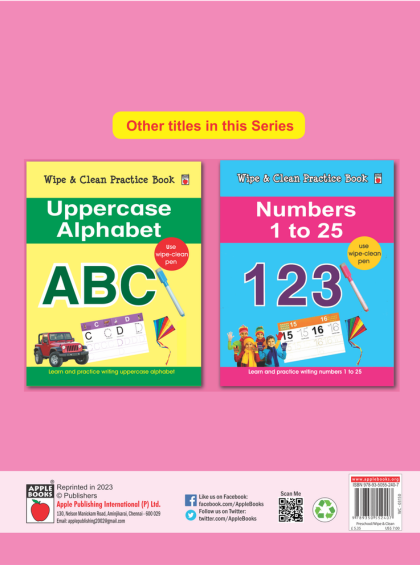 Lowercase Alphabet - Wipe & Clean Practice Book - Image 2