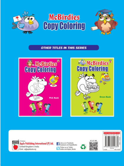 Mc Birdies Copy Colouring (Blue) - Image 2