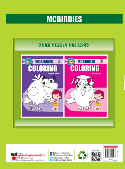 Mc Birdies Colouring (Green) - Image 2