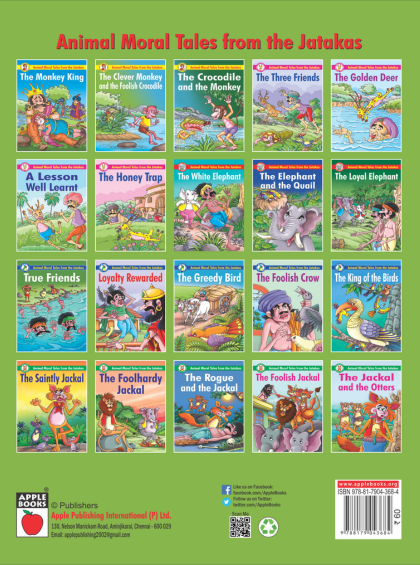Animal Moral Tales From The Jatakas The Clever Monkey And The Foolish Crocodile - Image 2